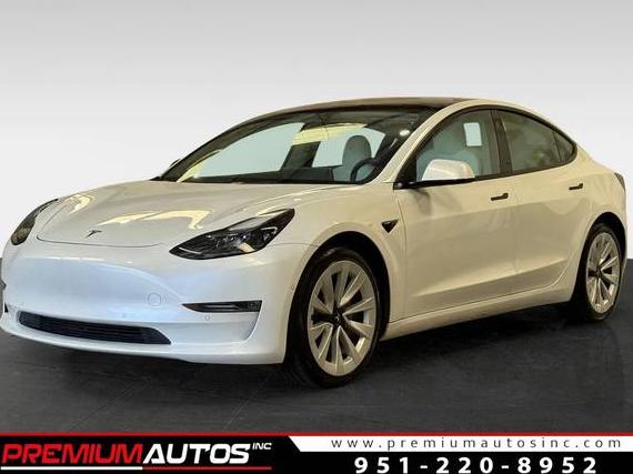 TESLA MODEL 3 2022 5YJ3E1EA1NF203901 image